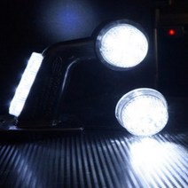방수처리 화물차 대형트럭 24V 교체용LED / 화물차끝단등 LED등 윙바디토끼등 코너등, 레드
