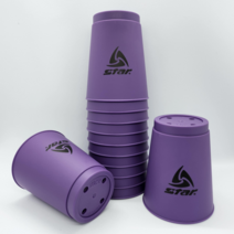 국내생산 스피드 스택스 컵 쌓기 세트, 퍼플