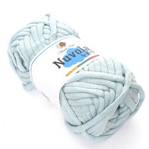 삼남뜨개실 누볼라 10+1 부드러운 패브릭얀 두꺼운 가방실 블랭킷 뜨개실, Nuvola, 02 스카이