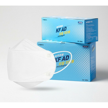 늘푸른 KFAD 마스크 화이트 대형 50매 비말차단 3중필터 작은얼굴 국민 명품 국가대표, 늘푸른 KF-AD 대형, [50매]