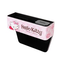 우주고양이 키티 도어 사이드 포켓 차 수납 내부 꾸미기, 복고풍 KT, 1개