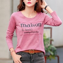 Joyce shop 오래달리기 여성 긴팔 티셔츠 면티 라운드티 기본티
