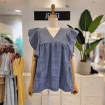 제이케이 겹프릴민소매블라우스(JM7BL1028B)