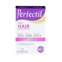 Vitabiotics Perfectil 비타바이오틱스 퍼펙틀리 플러스 헤어 모발영양제 60정, 1개