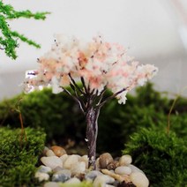 이자카야 일식집 인테리어 분경 조화 벚꽂 미니어처 장식 선반 꾸미기 벚나무 핸드메이드, 미니어쳐벚꽃MR