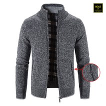 [조르지오그린랜드] 남성 기모 집업 사이드 지퍼 가디건 / 추운 간절기 의 제품