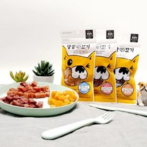 강아지간식 애견간식 육포 트릿 콜라겐껌 3종콤보 소고기 오리 연어, 단일옵션