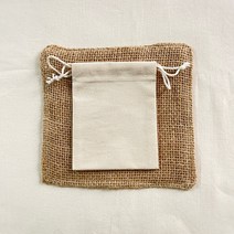 클라묵주 (KLAR) 광목주머니 20수 S/Mini 사이즈 10장 (자체 디자인 및 제작), 베이지 S 사이즈