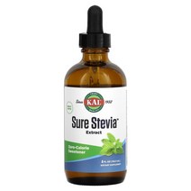 KAL 순수 스테비아 추출물 4 fl oz (118.3 ml), 8 액상 온스