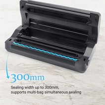 아이스크림 젤라또 기계 업소용 INKIRD INK-VS02 진공 실러 포장 기계 식품 저장 가정용 Sous Vide 가방 롤, 02 EU PLUG(220V)