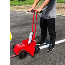 셀프 주차선 그리기 라인 페인트 도색 바닥 도로 기계 작업장 경기장 실내 주차장 지하, 대형 레드