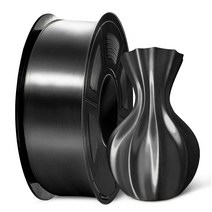 3D프린터 필라멘트 PLA 실크 1kg 1.75mm SUNLU 국내정품, 블랙