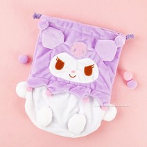 산리오 (전신) 조리개 파우치 - 쿠로미 다용도 생리대 화장품 주머니(168756)