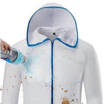 여름낚시복 여름낚시복세트 상의 바지 낚시복상하 낚시의류 여름패션 낚시복장 바다낚시옷 남자 낚시 의류 기술 소수성 낚시 옷 야외 캠핑 하이킹 후드 자켓 방수 방오 빠른 건조, l, 하얀