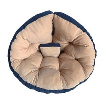 베란다 캠핑 라탄 그네 해먹의자 행잉체어소파 좌석 쿠션 부드러운 봉제 패드 홈 파티오 정원 행잉 의자 코, 02 lue Gry