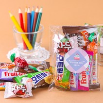 어린이집 유치원 생일 선물 답례품 / 학교 회사 교회 단체 간식 선물 / 한손 가득 간식 세트 3, 1개