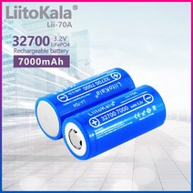oKala Lii-70A 32700 충전식 배터리 셀 백업 전원 손전등용 5C 방전 3.2V 7000mAh lifepo4 1-12 개, [07] 12pcs