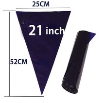 짤주머니 깍지 생크림 제과제빵도구 일회용 파이핑 백 16 인치/18 인치 페이스트리 백 크림 스퀴즈 베이, 한개옵션1, 03 21 INCH