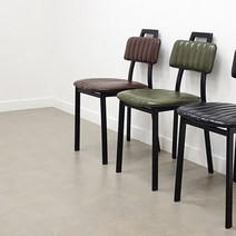 시둥마켓 +[시둥마켓]+_ 의자 식당의자 학생의자 식탁의자 사무의자 업소식탁의자 디자인체어, 데이퍼니처 루비H체어인테리어철재인조가죽 식탁의자, 블랙