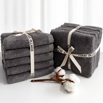 테리파머 무형광 호텔수건 170g 10장 수건세트 리본선물포장 타올 타월 수건, 13_170g 스톤그레이