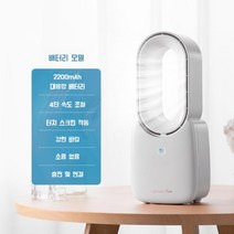 샤오미 선풍기 날개없는 탁샹용 휴대용 미니 무소음 무선 선풍기 가습 USB, F1 대용량 배터리
