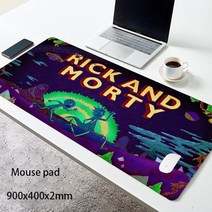 현관문레터링 간판 글자 분리수거 재활용 시트지 스티커 anime morty large mouse pad xxl 컴퓨터 마우스 패드 tapis de souris for pc, 70x30cm, 릭 앤 모티6