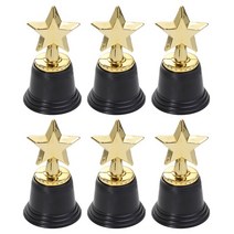 Trophy 어워드 Trophies 컵 할로윈 스타 미니 위너 장난감 골드 재미있는 의상 파티 학교 어린이 키즈 커스텀, [03] Golden Black
