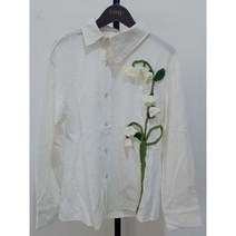 플라워 블라우스 꽃무늬 셔츠 여성 긴팔 루즈핏 봄