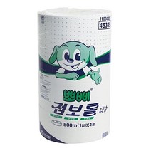 유한킴벌리)뽀삐점보롤화장지(500M(1겹)×4롤) _ 301998EA, 1, 본상품선택