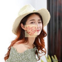 최적가 굿팩토리 레인보우 카우보이 여성모자 2color 밀짚 모자 버킷햇 파나마햇 피크닉 소풍 바다 가성비 최고구매