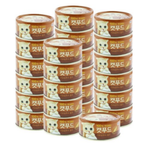 사조 캣푸드 간식캔 생선, 가쓰오부시, 18개입