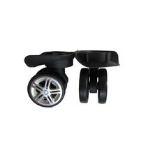 캐리어바퀴교체 캐리어손잡이수리휴대용 튼튼한 회전 수하물 여행 가방 2 개 롤러 부품 액세서리