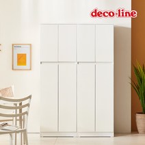 데코라인 코넬 올리오 1800B 키큰장 장식장 주방 수납장세트 DGN038C, 화이트