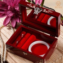 나전칠기자개장 Jinbei 전설 보석 상자 자개 칠기 목걸이 반지 저장 복고풍 팔찌 하이 엔드 결혼 선물, [09] C-011 까치선물함 (60,000~180,0