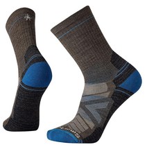 Smartwool 남성용 하이크 라이트 쿠션 크루 양말 토프 M 메리노 울 등산 트레일 러닝 사이클링 및 아웃도어 운동용 미국에서 제작, Medium