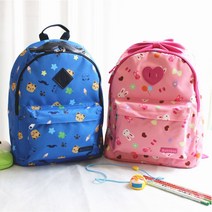 바비즘 애니멀 패턴 키즈 아동 유아 초등 백팩 소풍가방