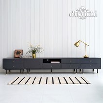 [UFO] 오크빌 그리스원목거실장2800세트, 단품