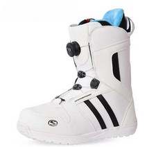 Snowpower 스노우파워 여성용 스노우보드부츠 스키 부츠 스틸 와이어 방수 퀵웨어 보아, 36 235 화이트 핑크 신발끈