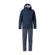 SHIMANO 시마노 베이직 피싱 레인 슈트 RA-005 남성 갯바위 겨울 동계 내피 낚시복, 네이비