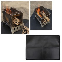 캠핑 방염포 M 방염매트 방열시트 난연매트 석쇠 불멍, 단품