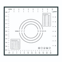 식품 등급 백금 실리콘 매트 반죽 매트 미끄럼 방지 붙지 않는 베이킹 매트 롤링 매트 및 매트 붙지 않는 도마, 26×29(블랙)