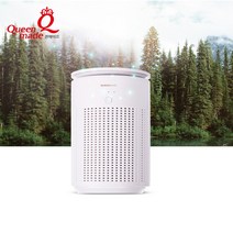 [퀸메이드] 퓨어 미니 공기청정기 QAC-888W [헤파필터/소형/탁상용/사무실]
