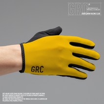 GRC 자전거 장갑 남성과 여성을위한 검은 S-L, S, 감귤류 노란색