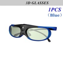 VR VR기기2PCS 3D 액티브 셔터 안경 DLP-LINK Xgimi Z4X/H1/Z5 용 144Hz Optoma Sharp LG Acer H5360 Jmgo, 03 BLUE-1PCS