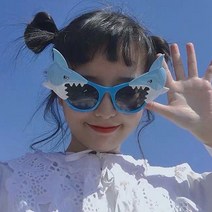 떨샵 인싸 파티 선글라스 생일 안경, 1개, 11.상어