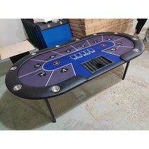 홀덤테이블 보드게임 바카라 포커 워크샵게임 공간활용 카드게임 텍사스, 블루 퍼플 스페이드 A213 x 106CM