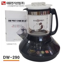 대웅 약탕기 2리터/ 대용량 3리터 최신형 자동온도조절기능 홍삼제조기 [특별메뉴얼제공], DW-290G(2.7L)한약전용 / 홍삼숙성 X