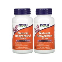 1+1나우 푸드 천연 레스베라트롤 카테킨함유 프로안토시아니딘 50mg 60베지캡슐