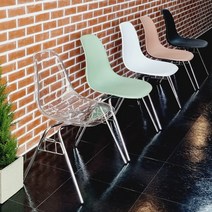 엠마체어 임스 빈 DSS 미드센추리 모던 카페 디자인 철제 의자, 그린