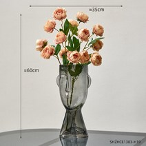 테라리움 플랜테리어 다육 유리병 미니온실북유럽 스타일 유리 꽃병 얼굴 모델 테라리움 홈 테이블 장식, 12 Big-Combination B